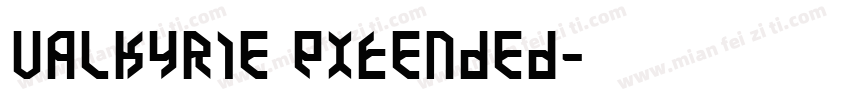 valkyrie Extended字体转换